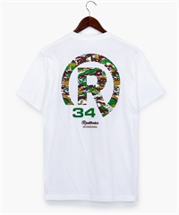 REAL B VOICE リアルビーボイス 半袖 Tシャツ メンズ バックプリント カモフラージュ RBV CAMOUFLAGE T-SHIRT 10451-11797