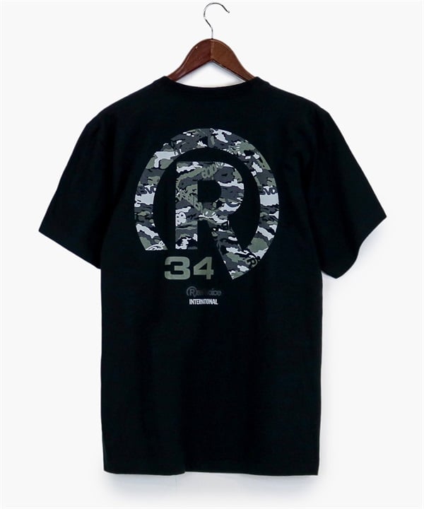 REAL B VOICE リアルビーボイス 半袖 Tシャツ メンズ バックプリント カモフラージュ RBV CAMOUFLAGE T-SHIRT 10451-11797