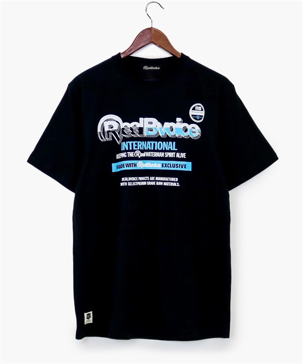 REAL B VOICE リアルビーボイス 半袖 Tシャツ メンズ レイヤード ロゴ RBV LAYERED LOGO T-SHIRT 10451-11792