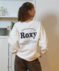 ROXY ロキシー トレーナー レディース スウェット バックプリント ロゴ 速乾 UVカット RPO244036(WHT-M)