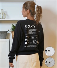 ROXY ロキシー トレーナー レディース スウェット ロゴ バックプリント RPO244030(WHT-M)