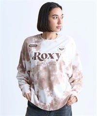 ROXY ロキシー 長袖 Tシャツ レディース ロンT タイダイ ロゴ フロントプリント RLT244042(BRN-M)