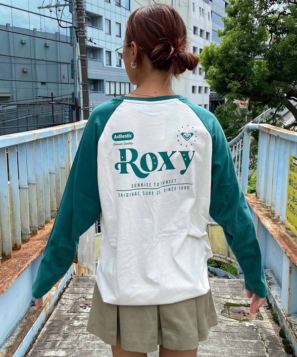 ROXY ロキシー 長袖 Tシャツ レディース ラグラン ロンT バックプリント ロゴ RLT244040