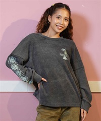 ROXY ロキシー 長袖 Tシャツ レディース ロンT 花柄 ワッフル素材 ERJKT04191