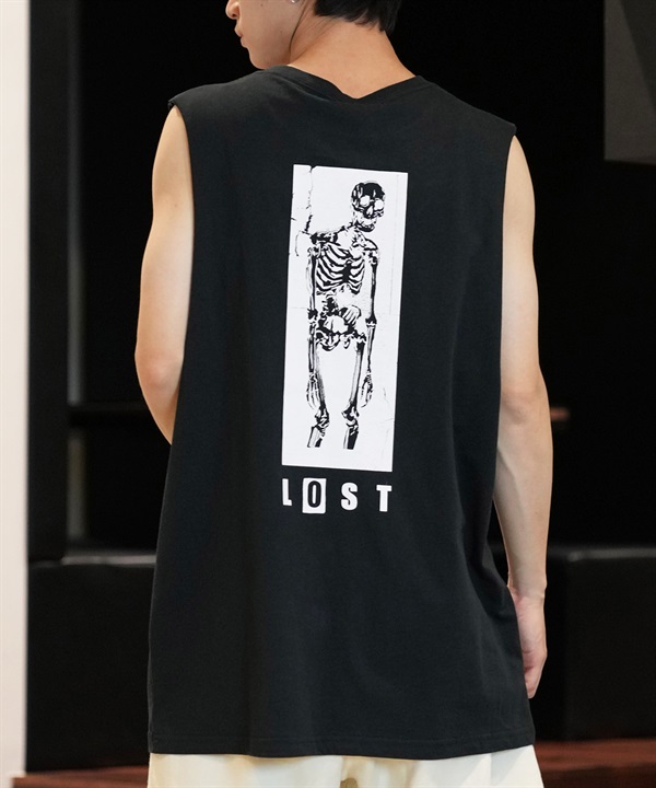 LOST ロスト タンクトップ メンズ フロントプリント バックプリント DRAINED TANK L24SS-AT ムラサキスポーツ限定