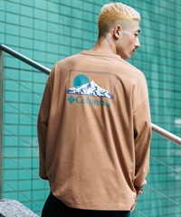 Columbia コロンビア 長袖 Tシャツ メンズ ロンT バックプリント ルーズシルエット ボックスシルエット PM0461 ムラサキスポーツ限定(287-S)