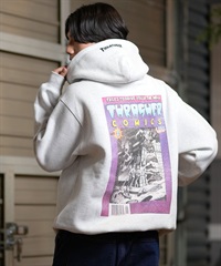 THRASHER スラッシャー パーカー メンズ THRASHERコミックPTパーカー ムラサキスポーツ限定 243TH1PK007(WHT-M)