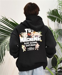 TOY MACHINE トイマシーン メンズ パーカー LIVING TOY FIST SWEAT PARKA ムラサキスポーツ限定 MTMFESW9(BLACK-M)