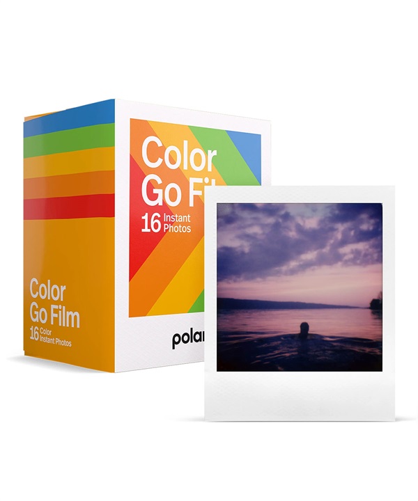 Polaroid ポラロイド インスタントフィルム Polaroid Go Color Film White Frame Double Pack 16枚  006017