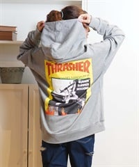 Manhattan Portage×THRASHER マンハッタンポーテージ×スラッシャー パーカー レディース オーバーサイズ MP-M588