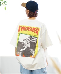 Manhattan Portage マンハッタンポーテージ 半袖 Tシャツ レディース THRASHERコラボ オーバーサイズ MP-M584