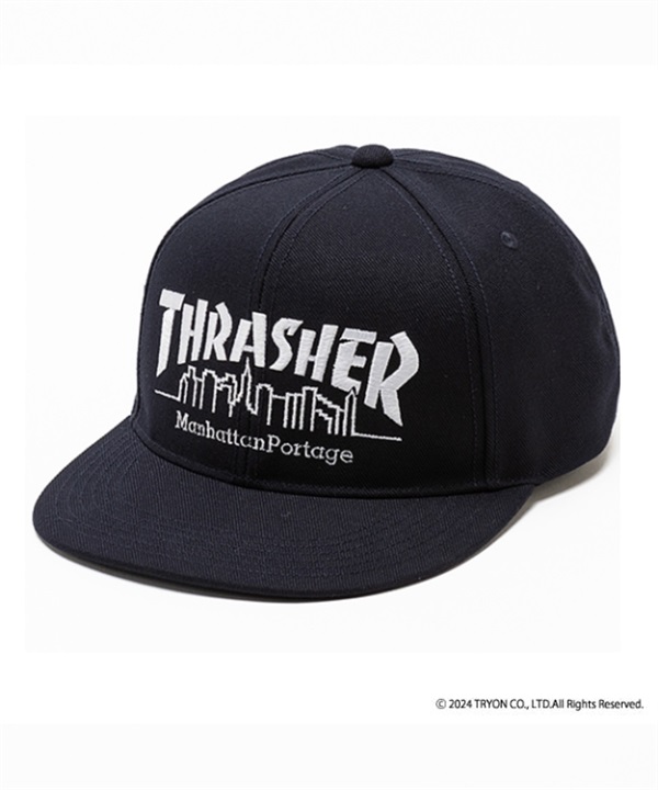 Manhattan Portage マンハッタンポーテージ キャップ 帽子 THRASHER コラボレーション Flat Vlisor Cap MP262