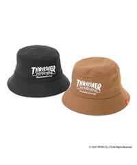 Manhattan Portage マンハッタンポーテージ ハット バケットハット THRASHERコラボレーション BUCKET HAT MP265(BLACK-FREE)