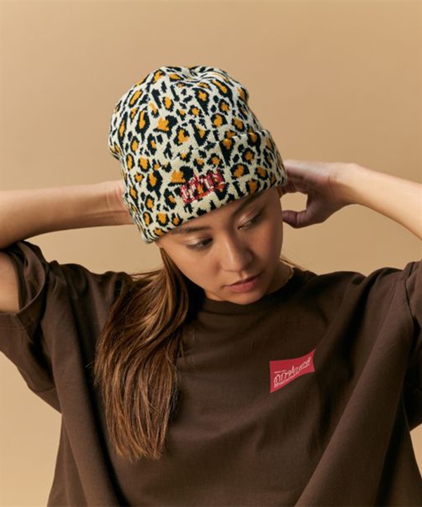 Manhattan Portage マンハッタンポーテージ ビーニー ニットキャップ ニット帽 帽子 Jacquard Pattern Knit Cap MP304