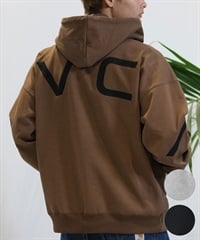 RVCA ルーカ パーカー ジップアップ メンズ ビッグロゴ バックプリント ルーズシルエット BE042-044(BBB-S)