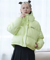 RVCA ルーカ 中綿 ジャケット レディース ショート丈 MINI RVCA SHORT PUFFER HD JKT BE044-761(GCQ0-M)