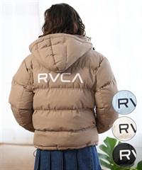 RVCA ルーカ 中綿 ジャケット レディース アウター ロゴ 撥水 BALANCE PUFFER HD JKT BE044-760(BES0-M)