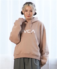 RVCA ルーカ パーカー レディース ロゴ プルオーバー セットアップ対応 BE044-017(CKA0-S)