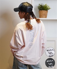 RVCA ルーカ 長袖 Tシャツ レディース バックプリント ロンT ムラサキスポーツ限定 BE044-P51(RSE-S)