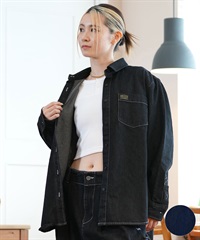 RVCA ルーカ 長袖シャツ レディース デニムシャツ BE044-106