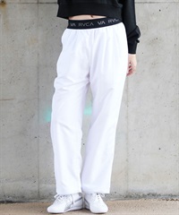 RVCA ルーカ ロングパンツ レディース イージーパンツ ロゴ セットアップ対応 VA JACQUARD BAND EASY PANTS BE044-715(WHT-S)