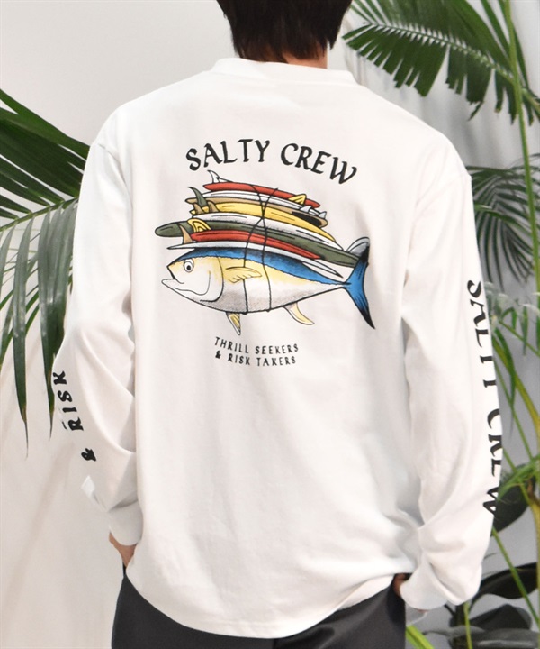 SALTY CREW ソルティークルー 長袖 Tシャツ メンズ ロンT マグロ バックプリント VOYAGER 74-062