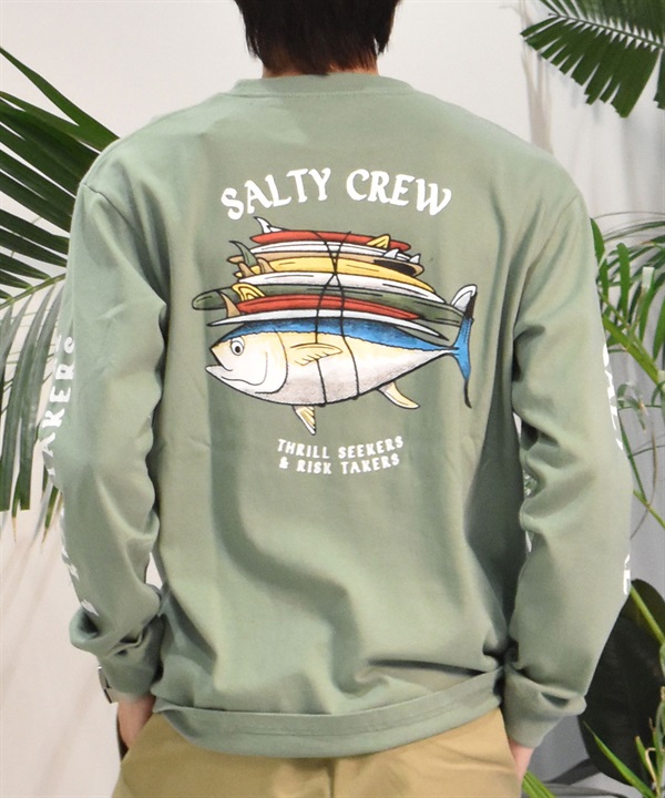 SALTY CREW ソルティークルー 長袖 Tシャツ メンズ ロンT マグロ バックプリント VOYAGER 74-062