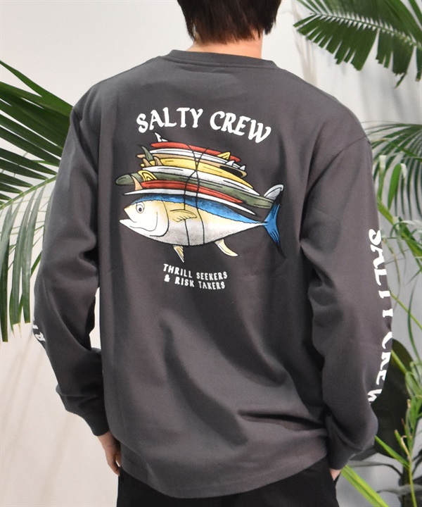 SALTY CREW ソルティークルー 長袖 Tシャツ メンズ ロンT マグロ バックプリント VOYAGER 74-062