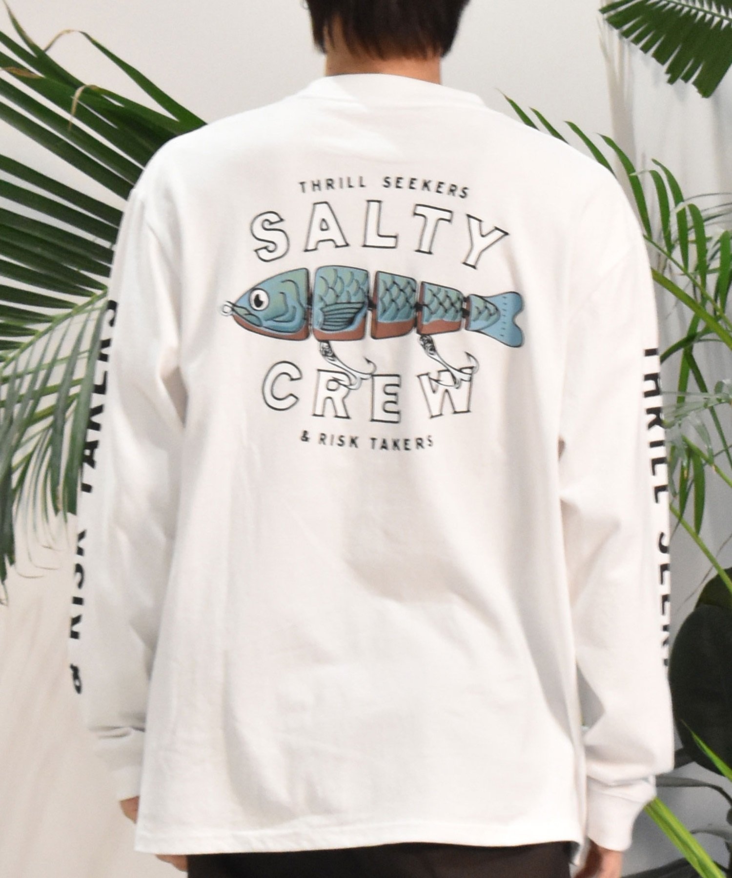 SALTY CREW ソルティークルー 長袖 Tシャツ メンズ ロンT ルアー バックプリント PADDLE TAIL 74-061  ロングスリーブ｜ムラサキスポーツオンラインストア 通販