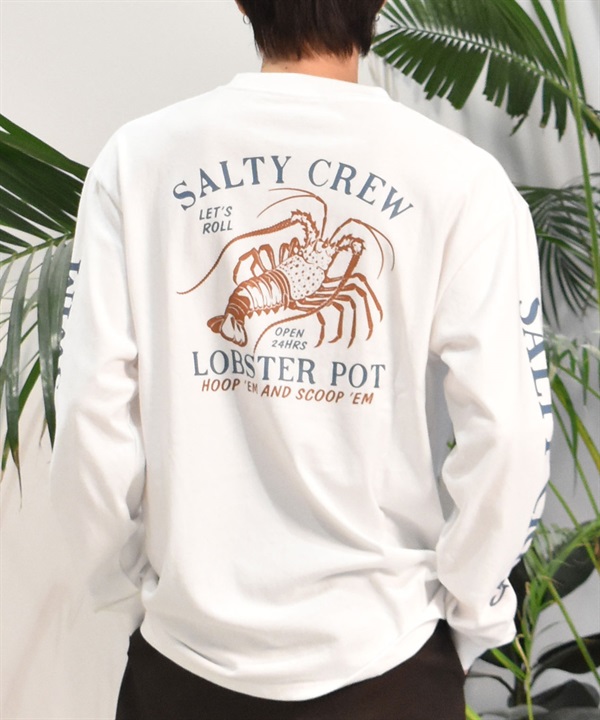 SALTY CREW ソルティークルー 長袖 Tシャツ メンズ ロンT ロブスター バックプリント LOBSTAR POT 74-060