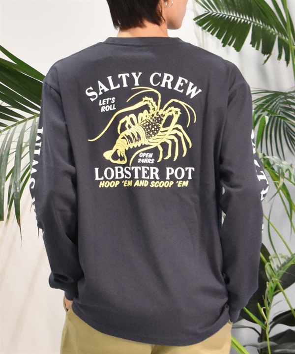 SALTY CREW ソルティークルー 長袖 Tシャツ メンズ ロンT ロブスター バックプリント LOBSTAR POT 74-060