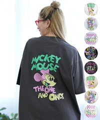 DISCUS ATHLETIC ディスカスアスレチック 半袖 Tシャツ レディース DISCUS×Disney ミッキー＆フレンズ 4287-1979 ムラサキスポーツ限定(09WH-FREE)