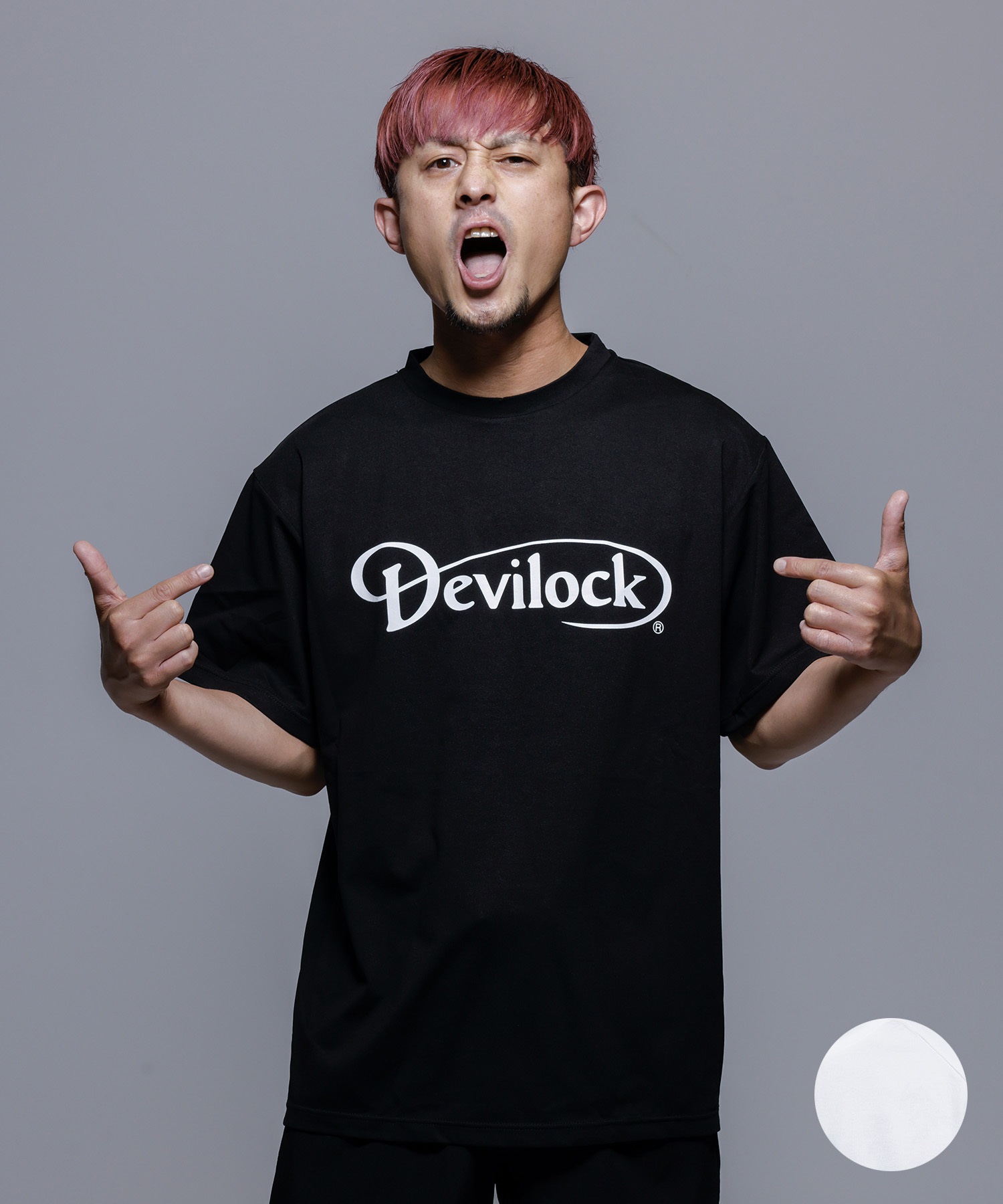 DEVILOCK デビロック ラッシュガード 半袖 メンズ Tシャツ 水陸両用 UVカット 速乾 DV24088 ムラサキスポーツ限定(WT-M)