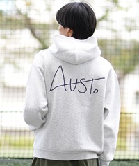 AUST オースト メンズ パーカー ボンディングパーカー プルオーバー 244OO1PK061AU(GRY-M)