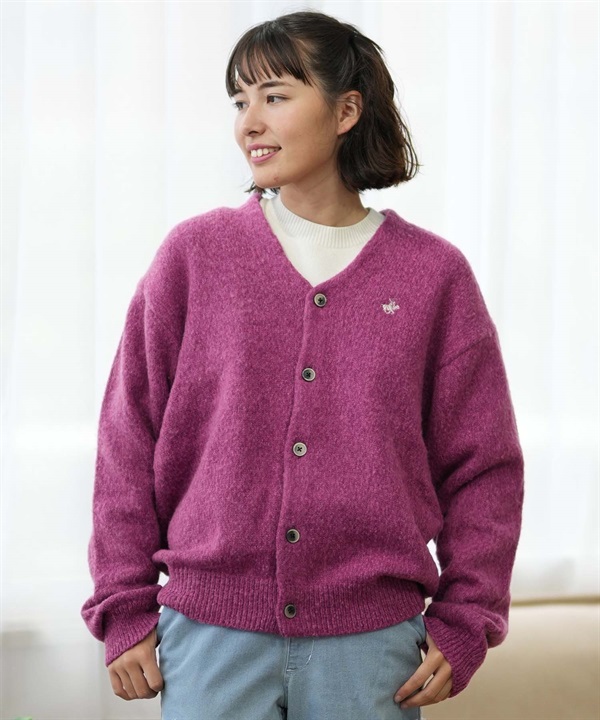 BEVERY HILLS P.C ビバリーヒルズポロクラブ カーディガン レディース ニット モヘアタッチメランジカーディガン 4487-2750