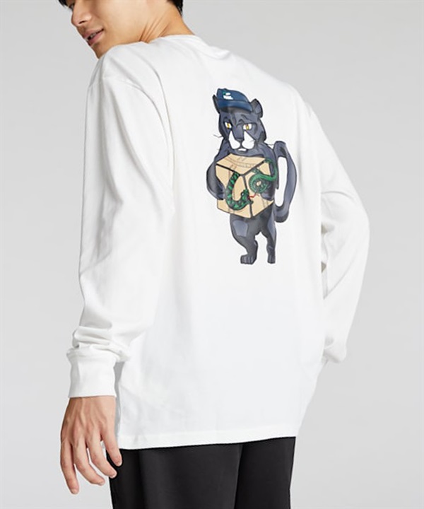 PUMA SKATEBOARDING プーマ スケートボーディング 長袖 Tシャツ メンズ ロンT バックプリント 機能素材 628141