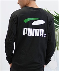 PUMA SKATEBOARDING プーマ スケートボーディング 長袖 Tシャツ メンズ ロンT バックプリント 機能素材 628138(01-M)