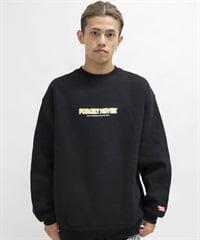 FORGET NEVER フォーゲットネバー メンズ トレーナー スウェット 244OO1TR089FN ムラサキスポーツ限定(BLK-M)