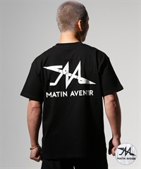 MATIN AVENIR マタンアヴニール Tシャツ 半袖 メンズ レディース バックプリント ビッグシルエット MA024013 ムラサキスポーツ限定(WT-XS)