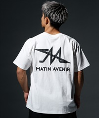 MATIN AVENIR マタンアヴニール Tシャツ 半袖 メンズ レディース バックプリント ビッグシルエット MA024013 ムラサキスポーツ限定