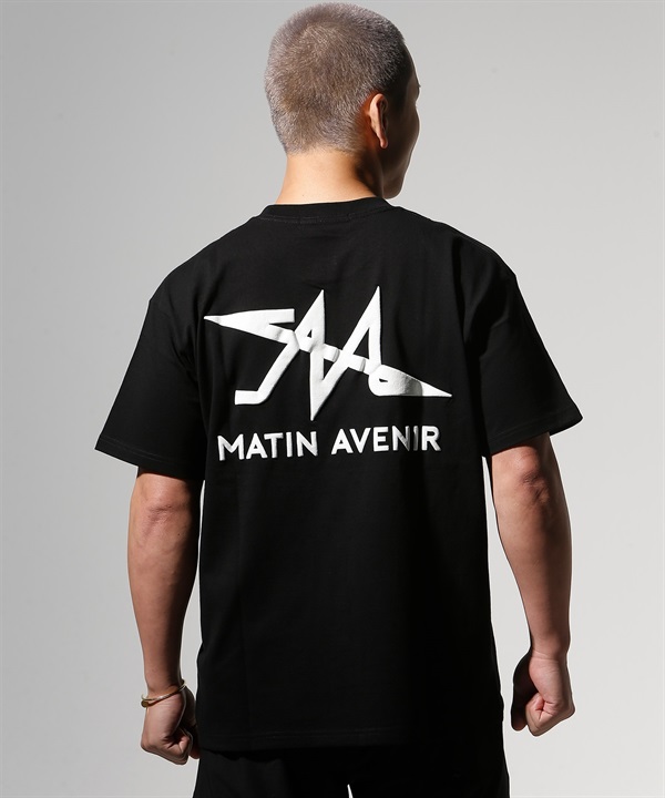 MATIN AVENIR マタンアヴニール Tシャツ 半袖 メンズ レディース バックプリント ビッグシルエット MA024013 ムラサキスポーツ限定