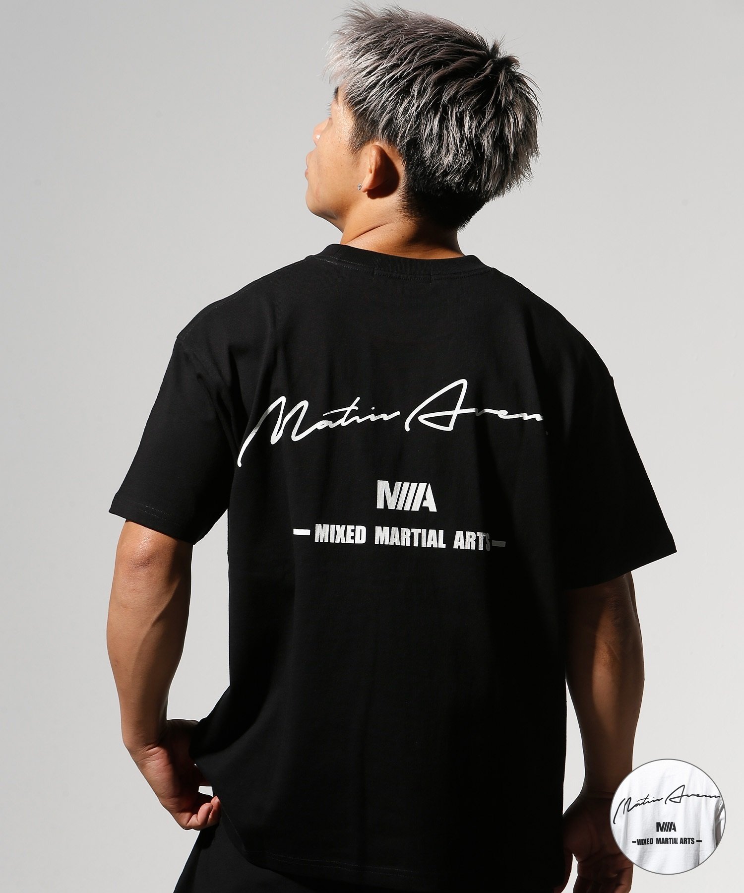 MATIN AVENIR マタンアヴニール Tシャツ 半袖 メンズ レディース バックプリント ビッグシルエット MA024011 ムラサキスポーツ限定(WT-XS)