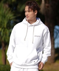 QUIKSILVER クイックシルバー パーカー メンズ プルオーバー バックプリント セットアップ対応 QPO251001(WHT-M)