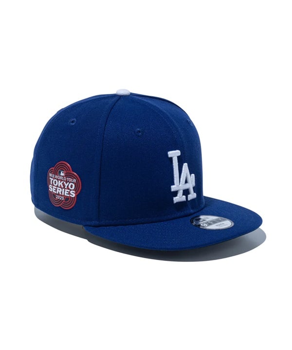 NEW ERA ニューエラ キッズ キャップ 帽子 Youth 9FIFTY MLB TOKYO SERIES 2025 ロサンゼルス・ドジャース ダークロイヤル 14550916