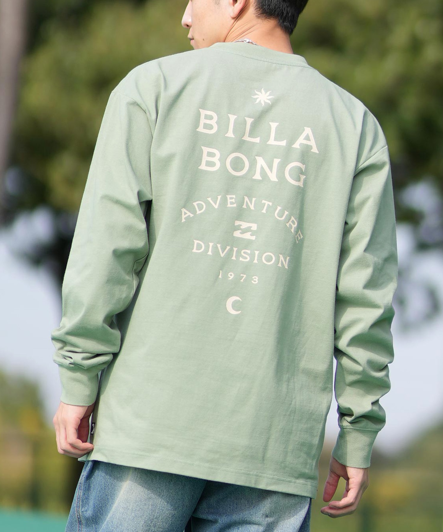 BILLABONG ビラボン 長袖 Tシャツ メンズ ロンT ロゴ バックプリント BF011-054(MOS-M)