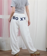 ROXY ロキシー ロングパンツ スウェットパンツ レディース バックロゴ 裏毛 セットアップ対応 RPT251643M(WHT-S)