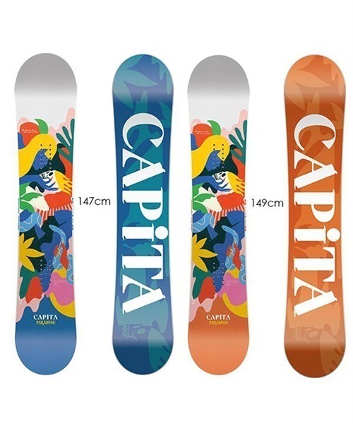 【高品質セール】【美品】CAPITA キャピタ PARADISE145cm スノーボード 板 スノーボード