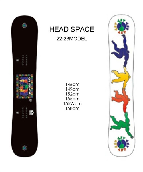 スノーボード 板 GNU グヌー HEAD SPACE 22-23モデル ムラサキ