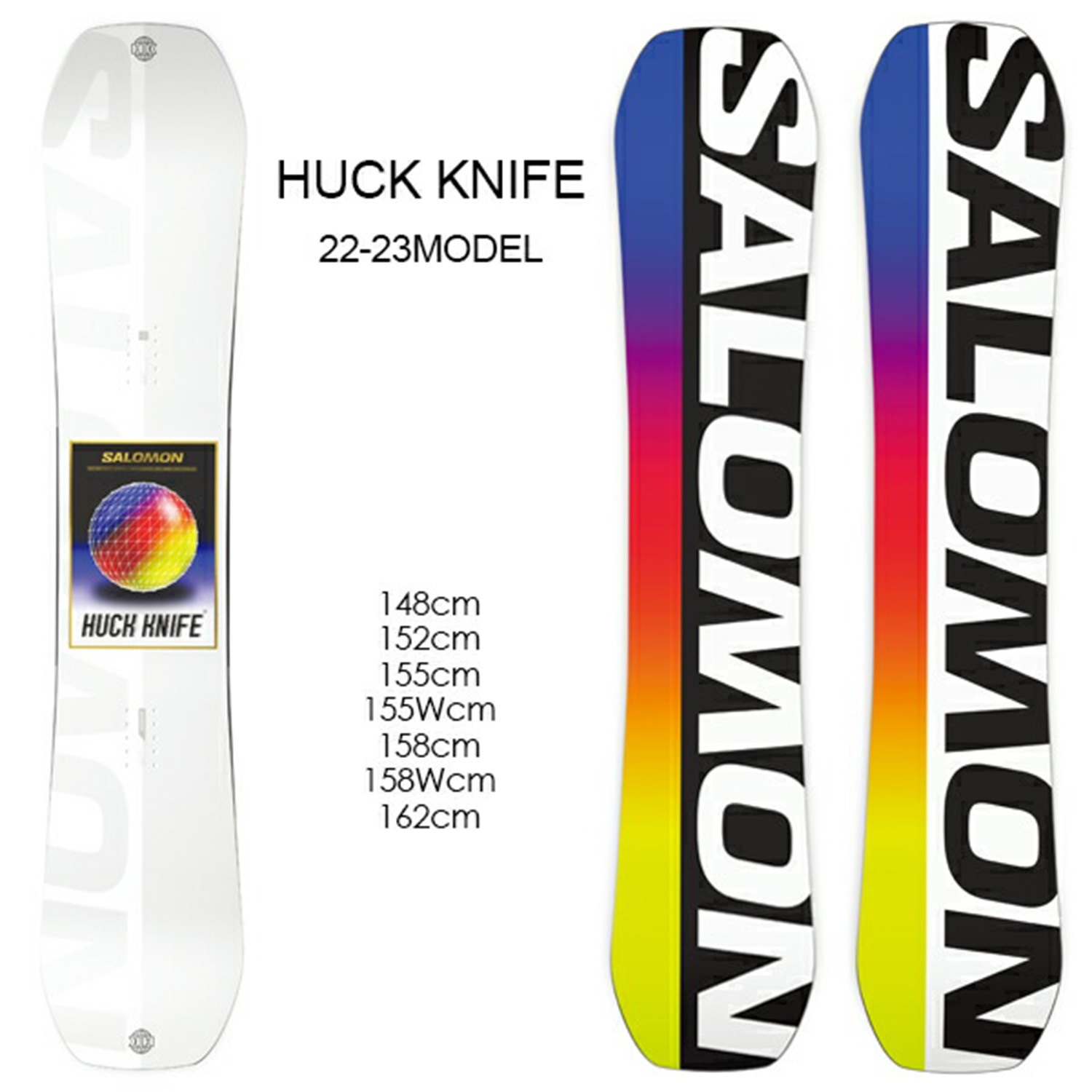 SALOMON HUCK KNIFE 22-23 155cm - スノーボード