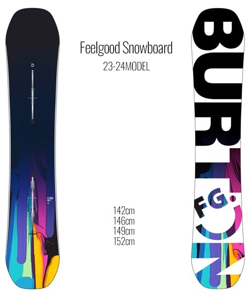 スノーボード 板 レディース BURTON 10691110960 Feelgood Snowboard 